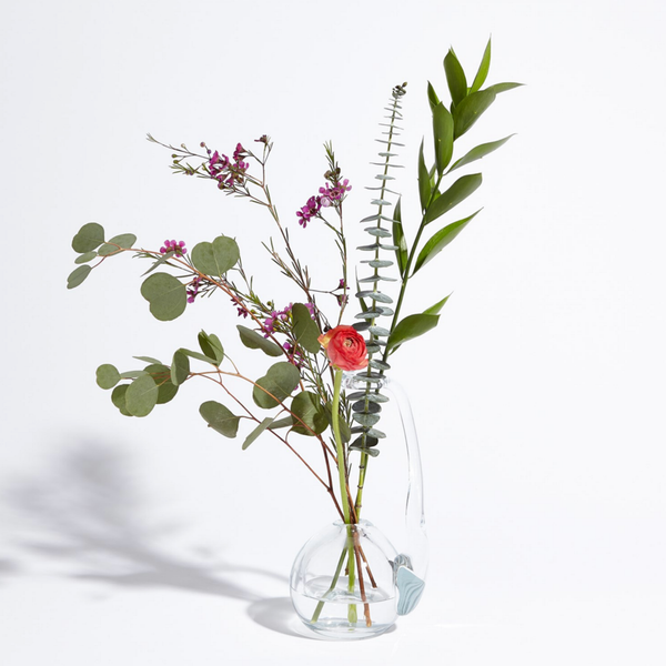 Clear Ring Flower Vase
