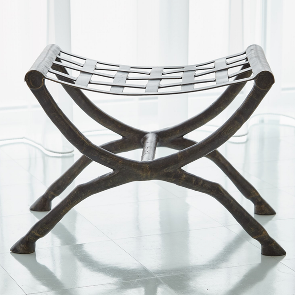 Horse Bench in Bronze