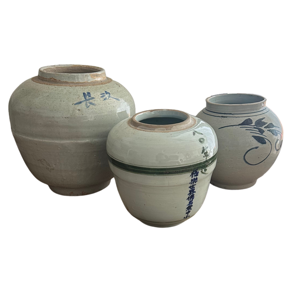 Vintage Primitive Chinese Ceramic Collection