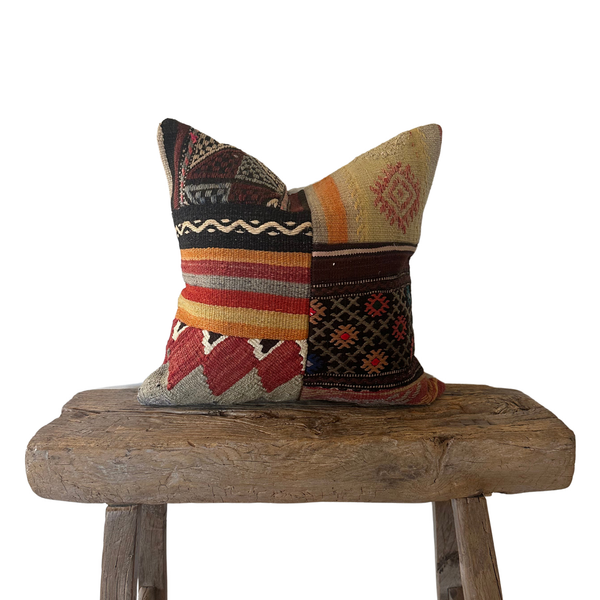 Mira Kilim Pillow - 18 x 18