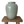 Load image into Gallery viewer, Vintage Robin&#39;s Egg Blue Tinted Tall Ceramic Vase with Speckles
