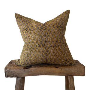 Aimee Paulette in Mustard - 22 x 22 - SHOP by Interior Archaeology