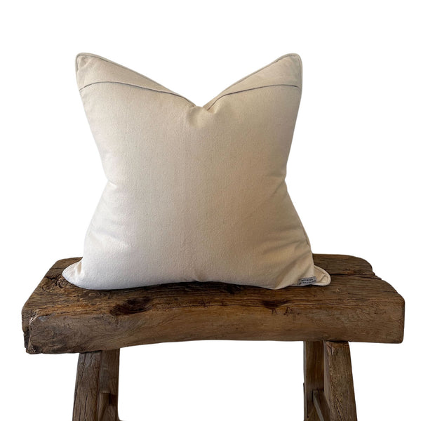 Juliette Pillow in Olive on Natural - 20 x 20 - SHOP by Interior Archaeology