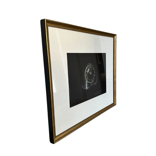 Original Gouache and Pencil, "Clock Design Rendering" by Frederick E. Greene - SHOP by Interior Archaeology