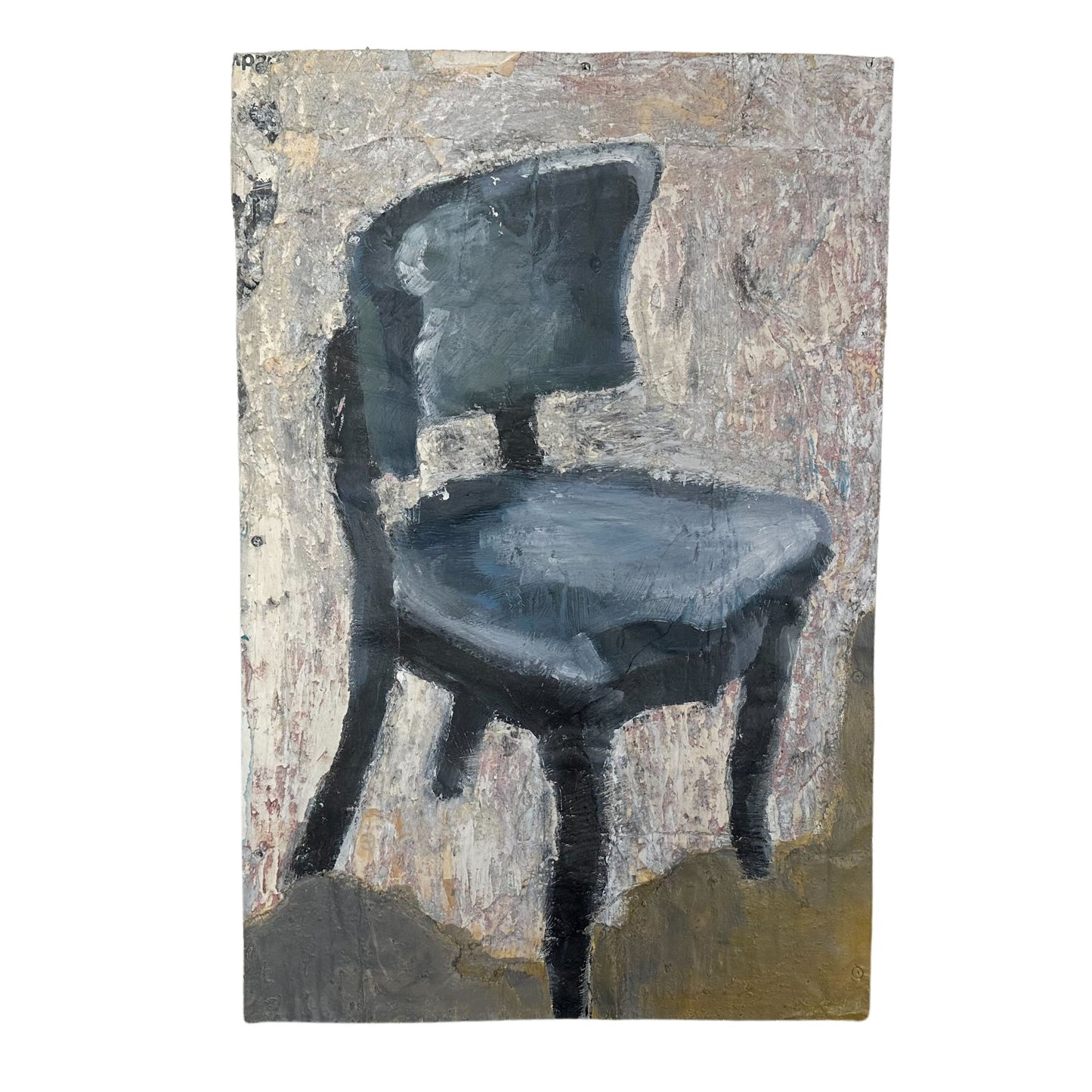 Original Oil on Paper Board Mounted, “Chair” by Scott Seaboldt - 19 x 29 - SHOP by Interior Archaeology