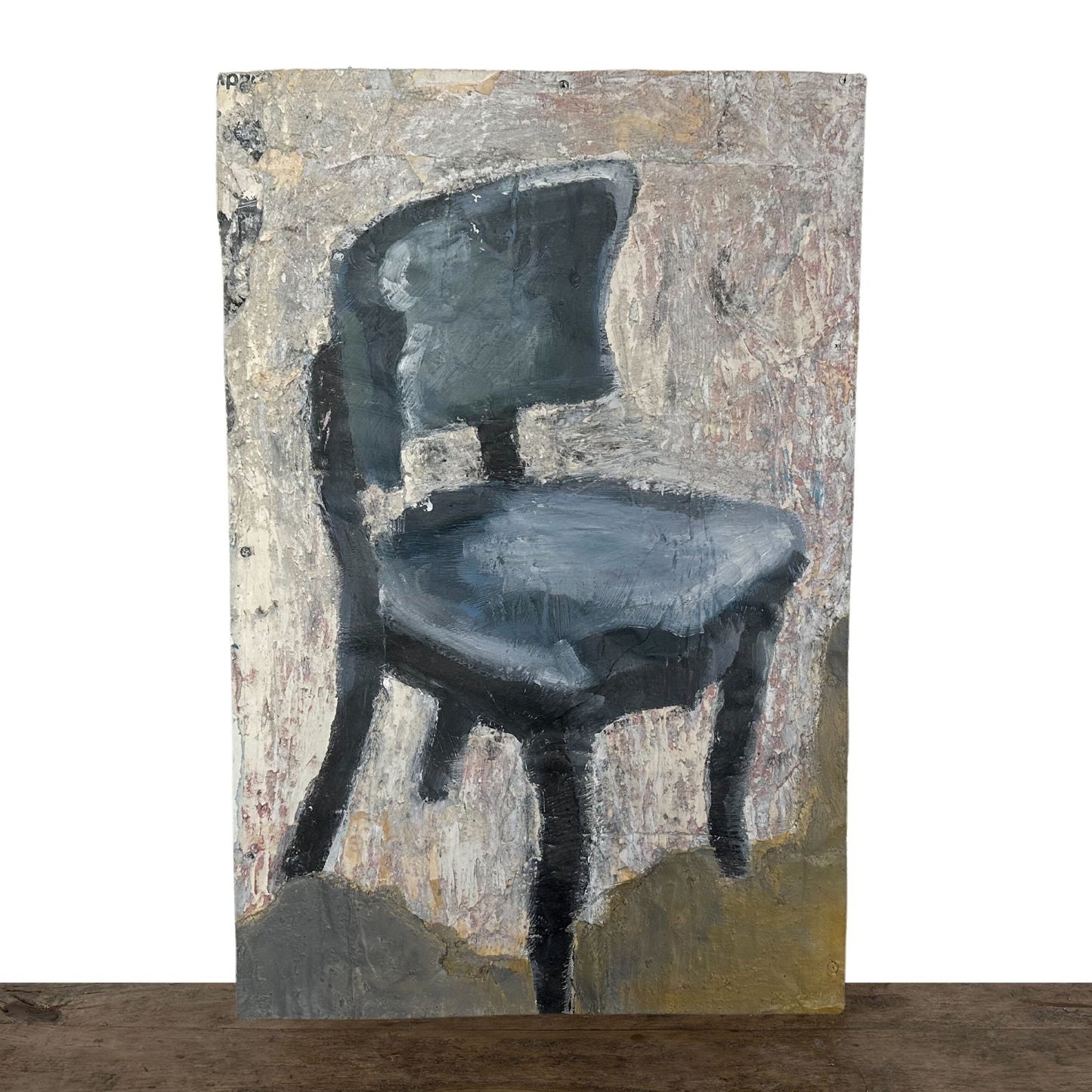 Original Oil on Paper Board Mounted, “Chair” by Scott Seaboldt - 19 x 29 - SHOP by Interior Archaeology