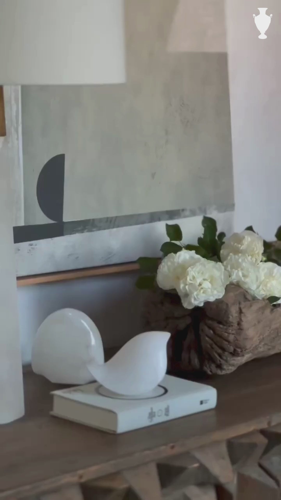 Natural Wood Trough - D