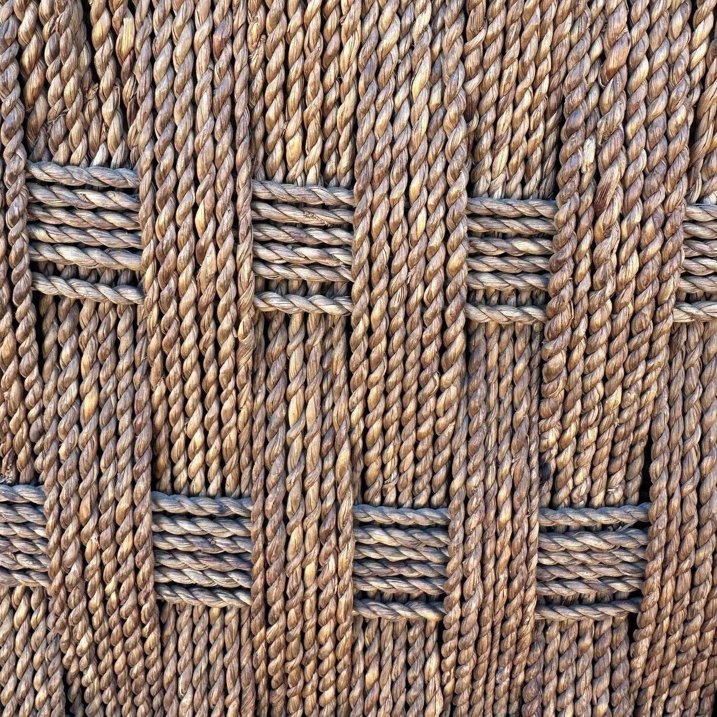 Vintage Audoux - Minet Inspired French Cerused Oak Sideboard with Woven Door Panels - SHOP by Interior Archaeology