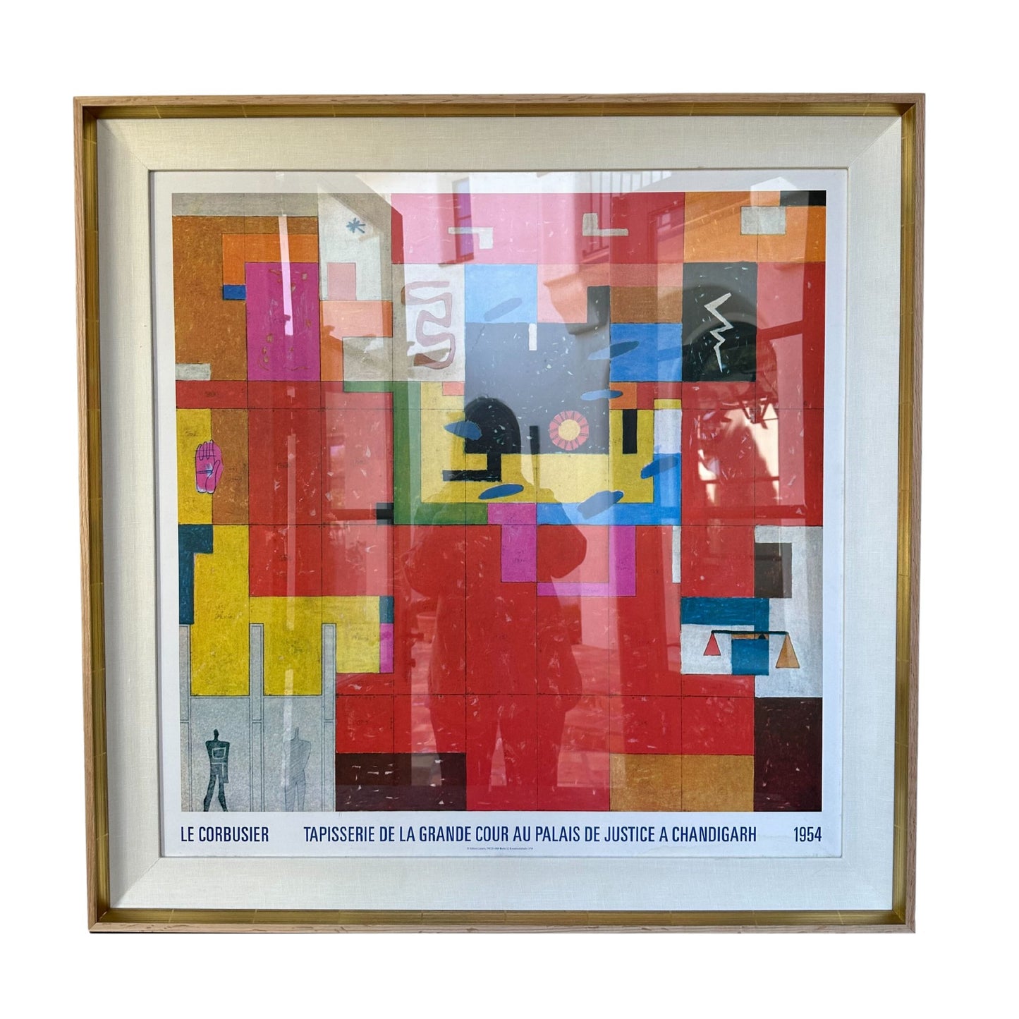 Vintage Exhibition Print Poster, "Wandteppich Fur Chandigarh" by Le Corbusier - SHOP by Interior Archaeology