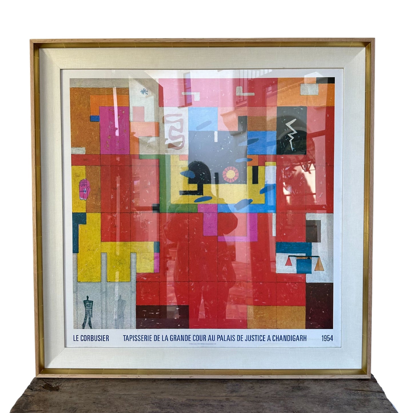 Vintage Exhibition Print Poster, "Wandteppich Fur Chandigarh" by Le Corbusier - SHOP by Interior Archaeology
