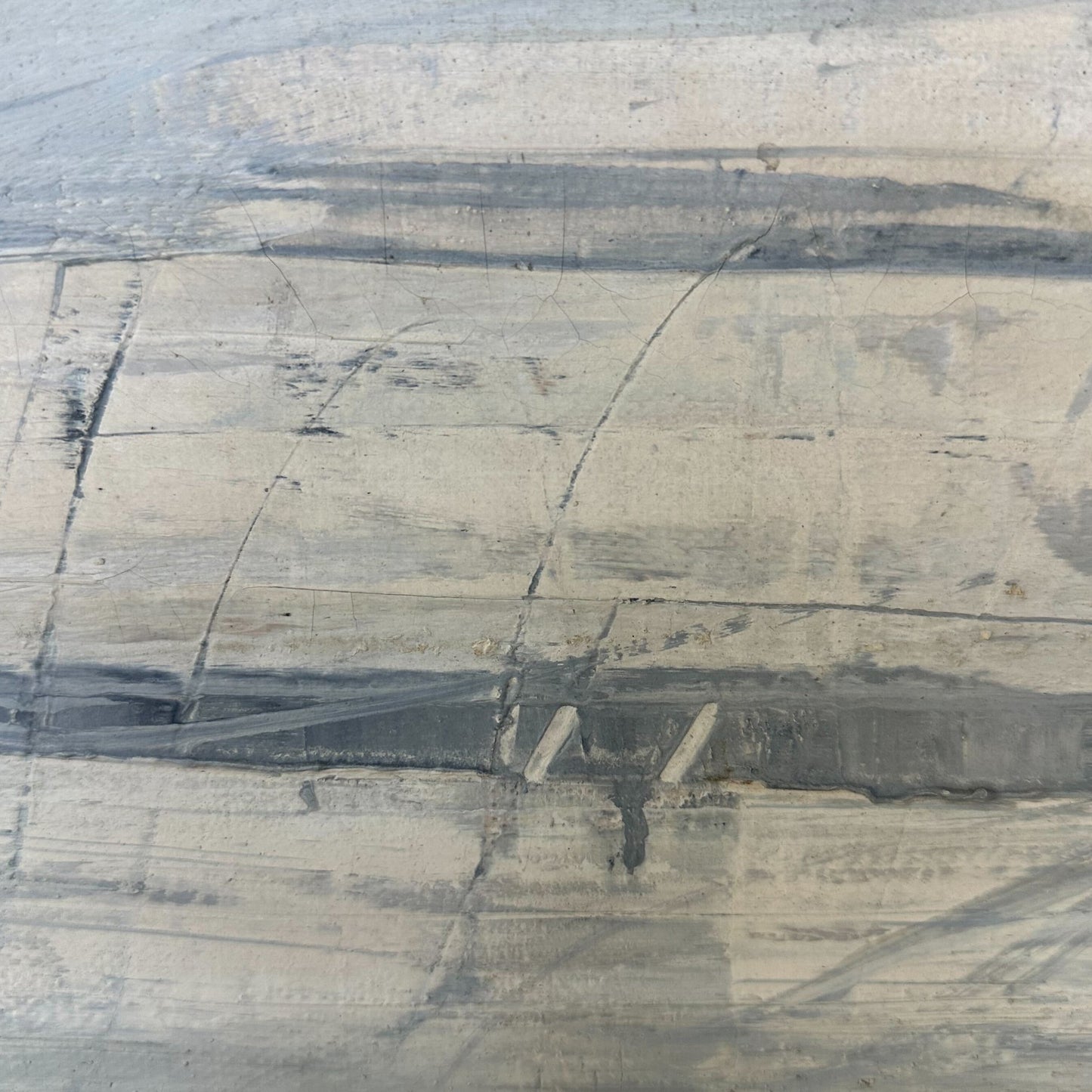 Vintage Original Acrylic on Canvas, 
