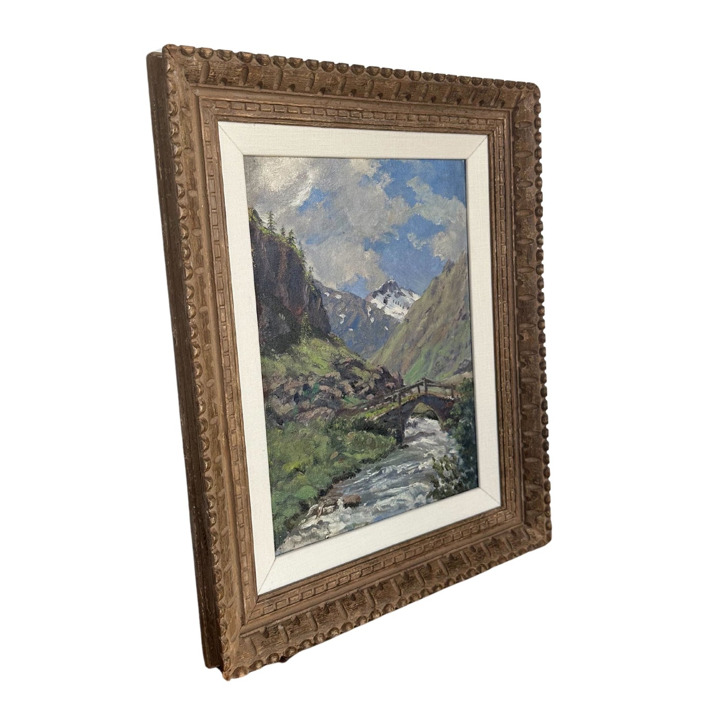 Vintage Original Oil on Canvas, 