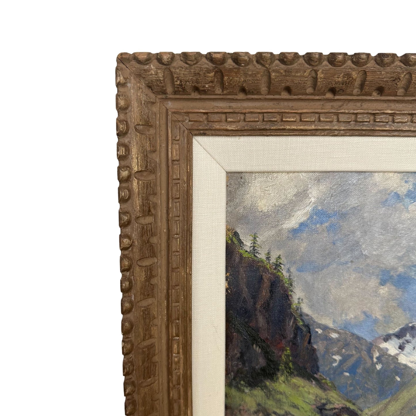 Vintage Original Oil on Canvas, 