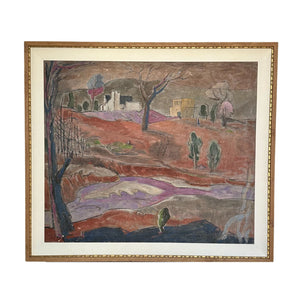 Vintage Original Oil on Canvas “River Landscape” by John Deforest Stull - SHOP by Interior Archaeology