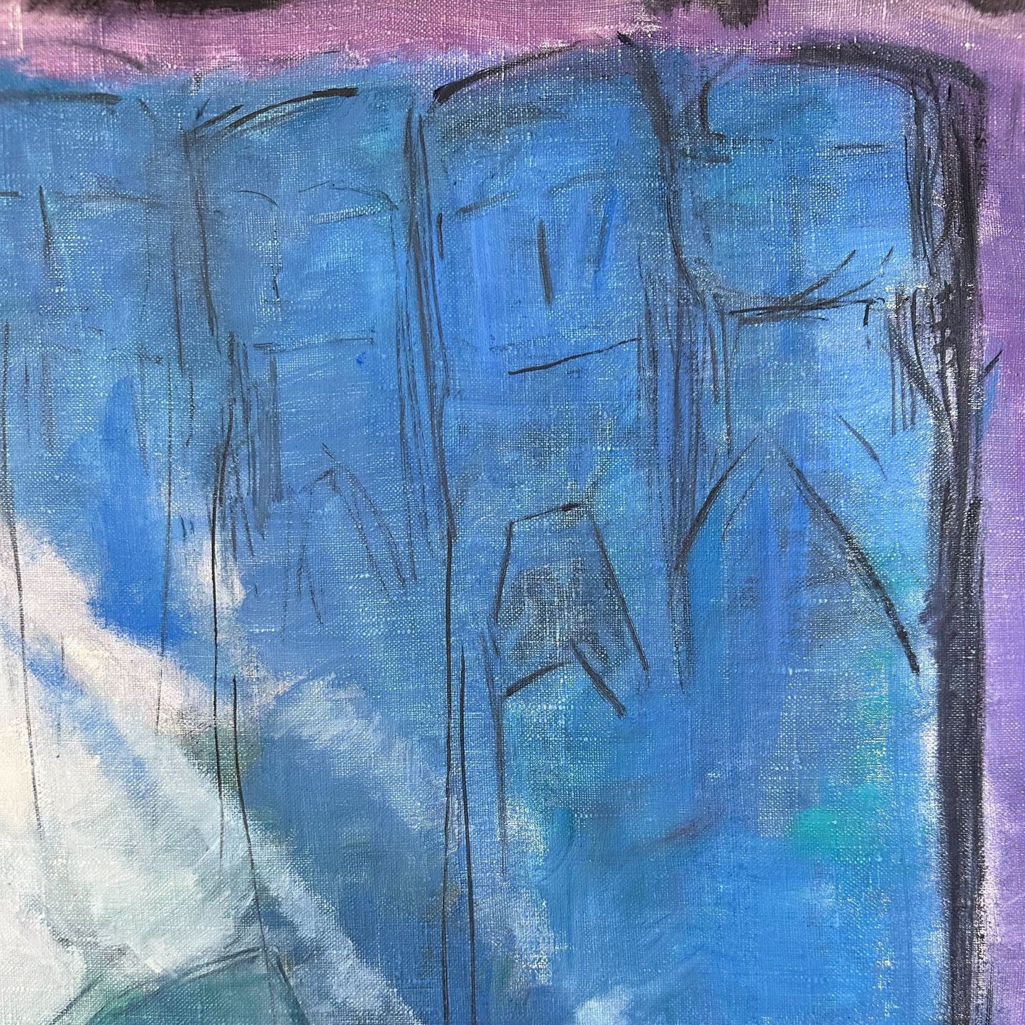Vintage Original Oil on Canvas, 