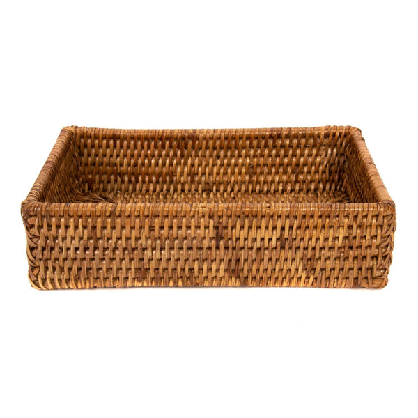 Woven Burmese Rattan Guest Towel/Rectangular Napkin Holder - SHOP by Interior Archaeology