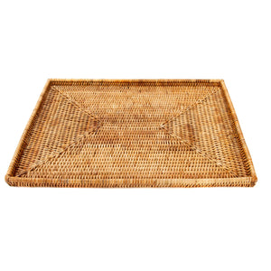 Woven Burmese Rattan Rectangular Flat Tray - SHOP by Interior Archaeology