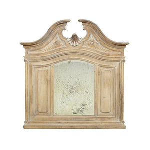 19th Century Italian Pickled Walnut Mirror - SHOP by Interior Archaeology