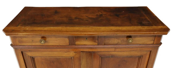 Antique French Louis Philippe Period Walnut Buffet - SHOP by Interior Archaeology