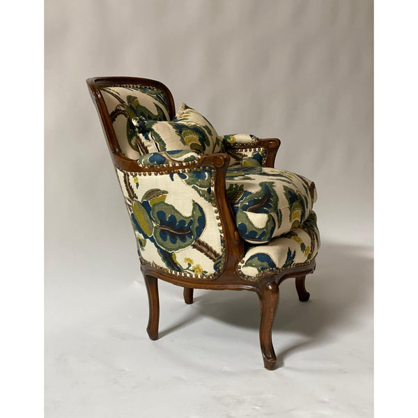 Antique French Provincial Bergere Chair - SHOP by Interior Archaeology