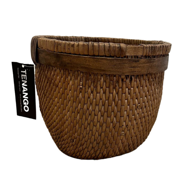 Antique Woven Cache Pot/Plant Basket - A - SHOP by Interior Archaeology