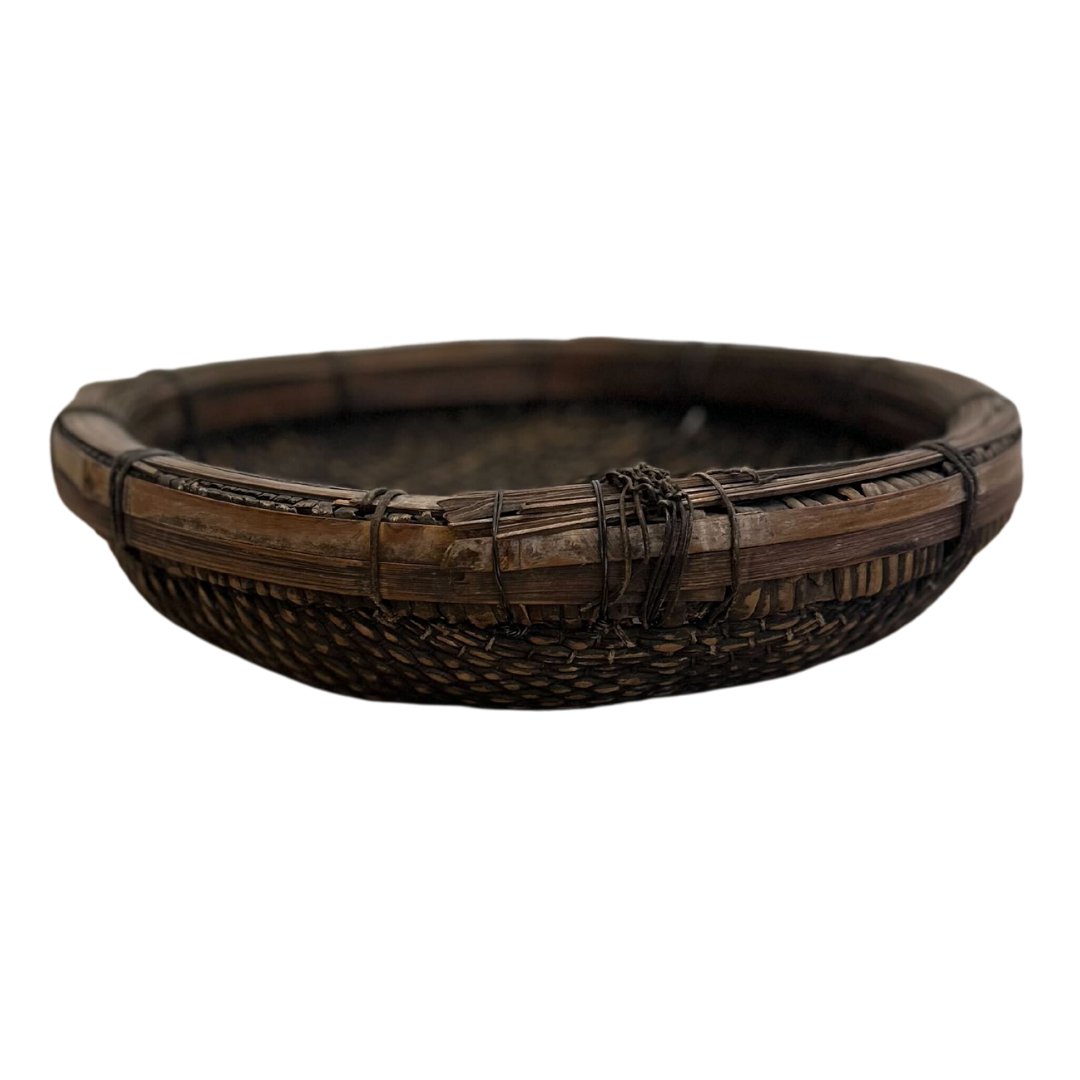 Antique Woven Tray/Bread and Fruit Basket - B - SHOP by Interior Archaeology