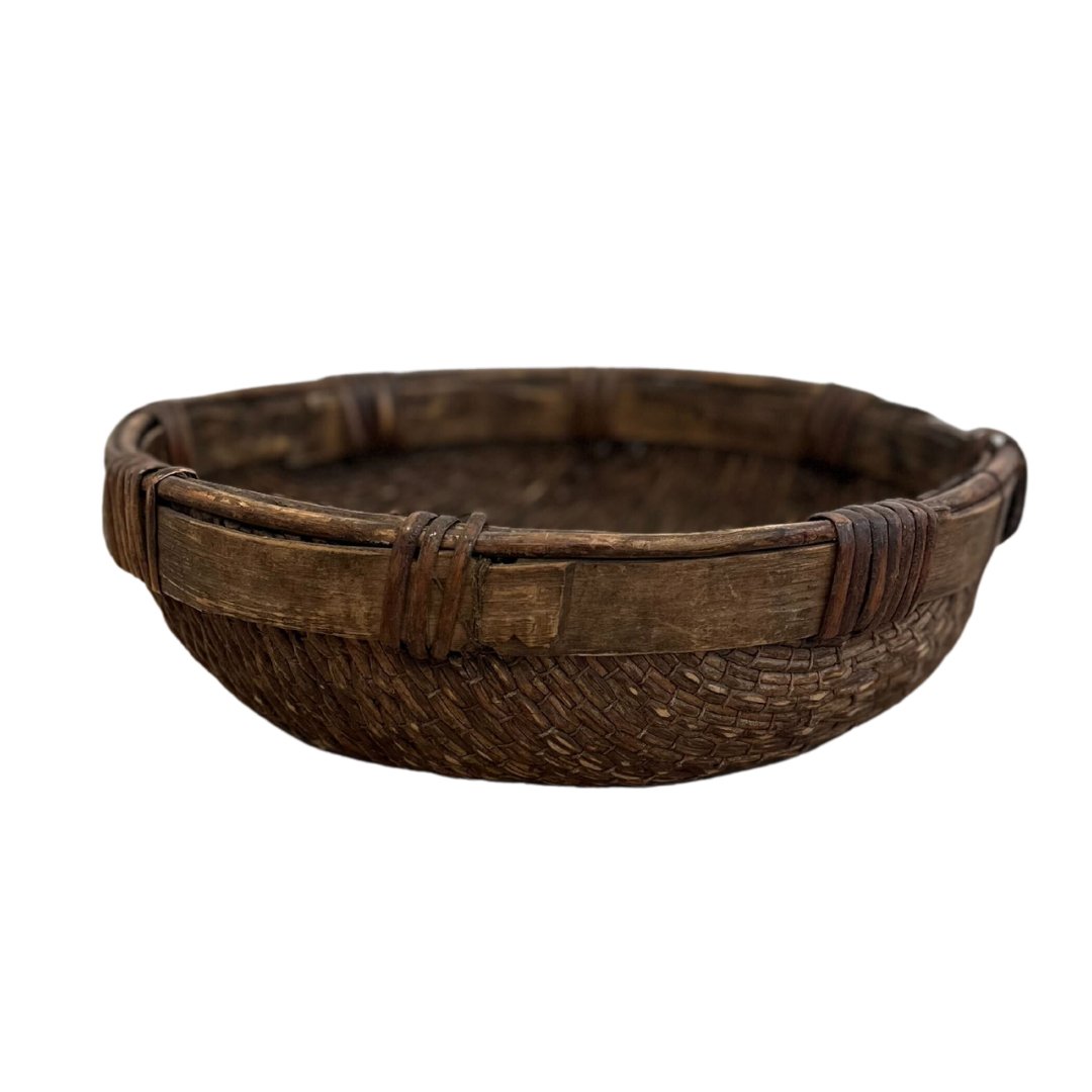 Antique Woven Tray/Bread and Fruit Basket - C - SHOP by Interior Archaeology