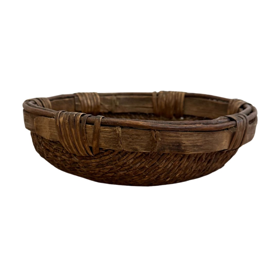 Antique Woven Tray/Bread and Fruit Basket - D - SHOP by Interior Archaeology