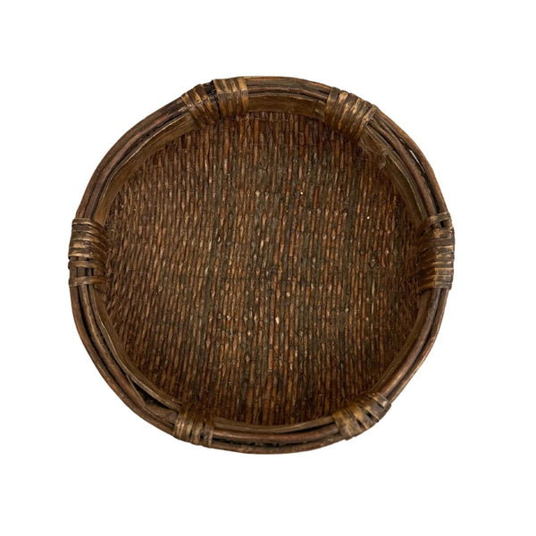 Antique Woven Tray/Bread and Fruit Basket - D - SHOP by Interior Archaeology