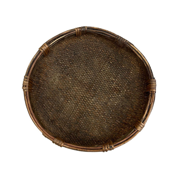Antique Woven Tray/Bread and Fruit Basket - E - SHOP by Interior Archaeology
