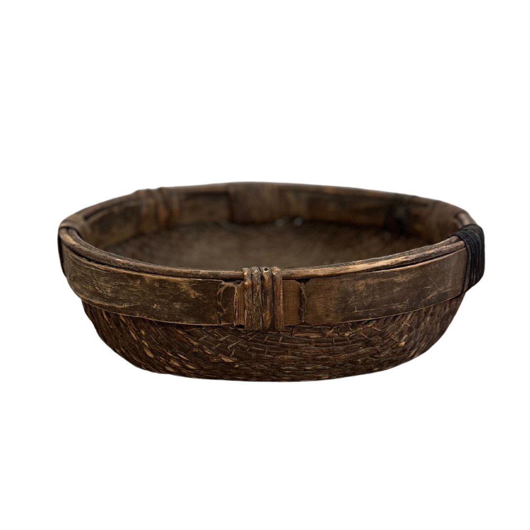 Antique Woven Tray/Bread and Fruit Basket - G - SHOP by Interior Archaeology