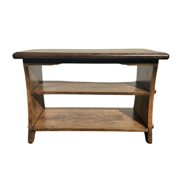 Arts and Crafts Solid Oak Bookcase/Side Table - SHOP by Interior Archaeology