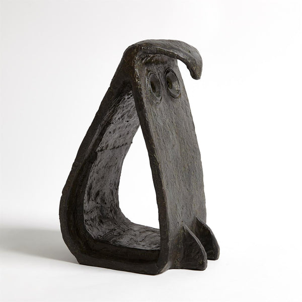 Bent Owl Sculpture - SHOP by Interior Archaeology