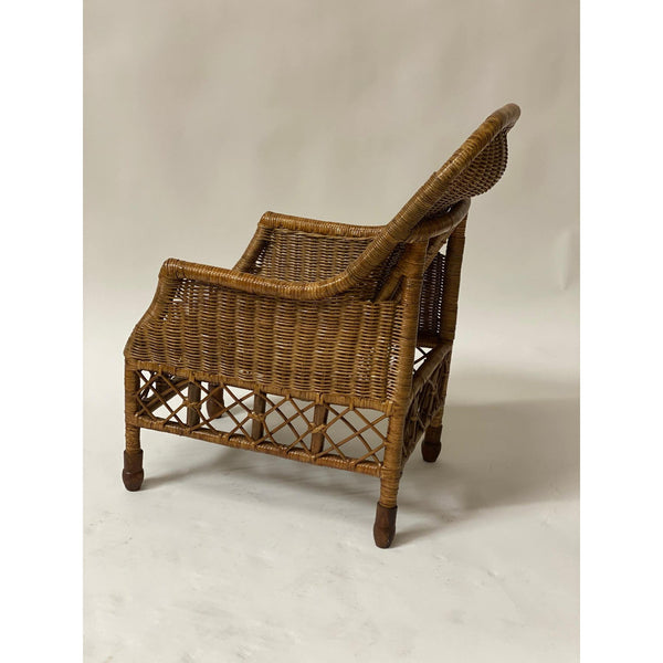 Child's Wicker Lounge Chair - SHOP by Interior Archaeology