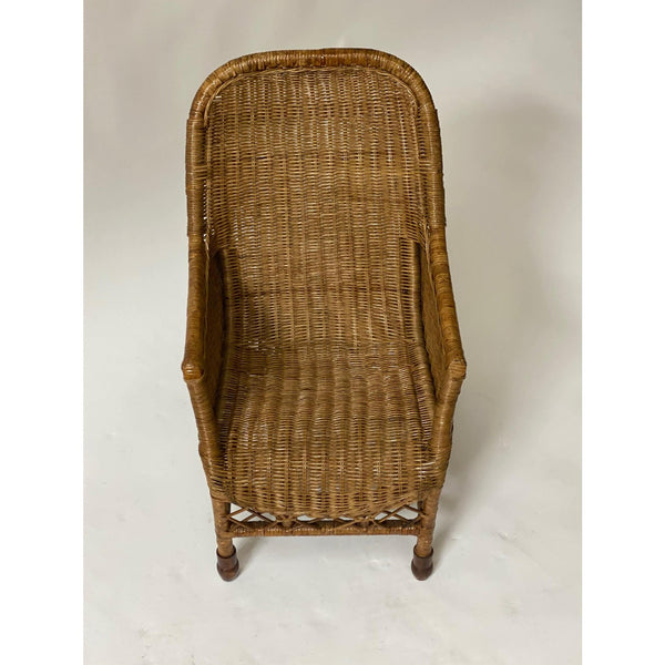 Child's Wicker Lounge Chair - SHOP by Interior Archaeology
