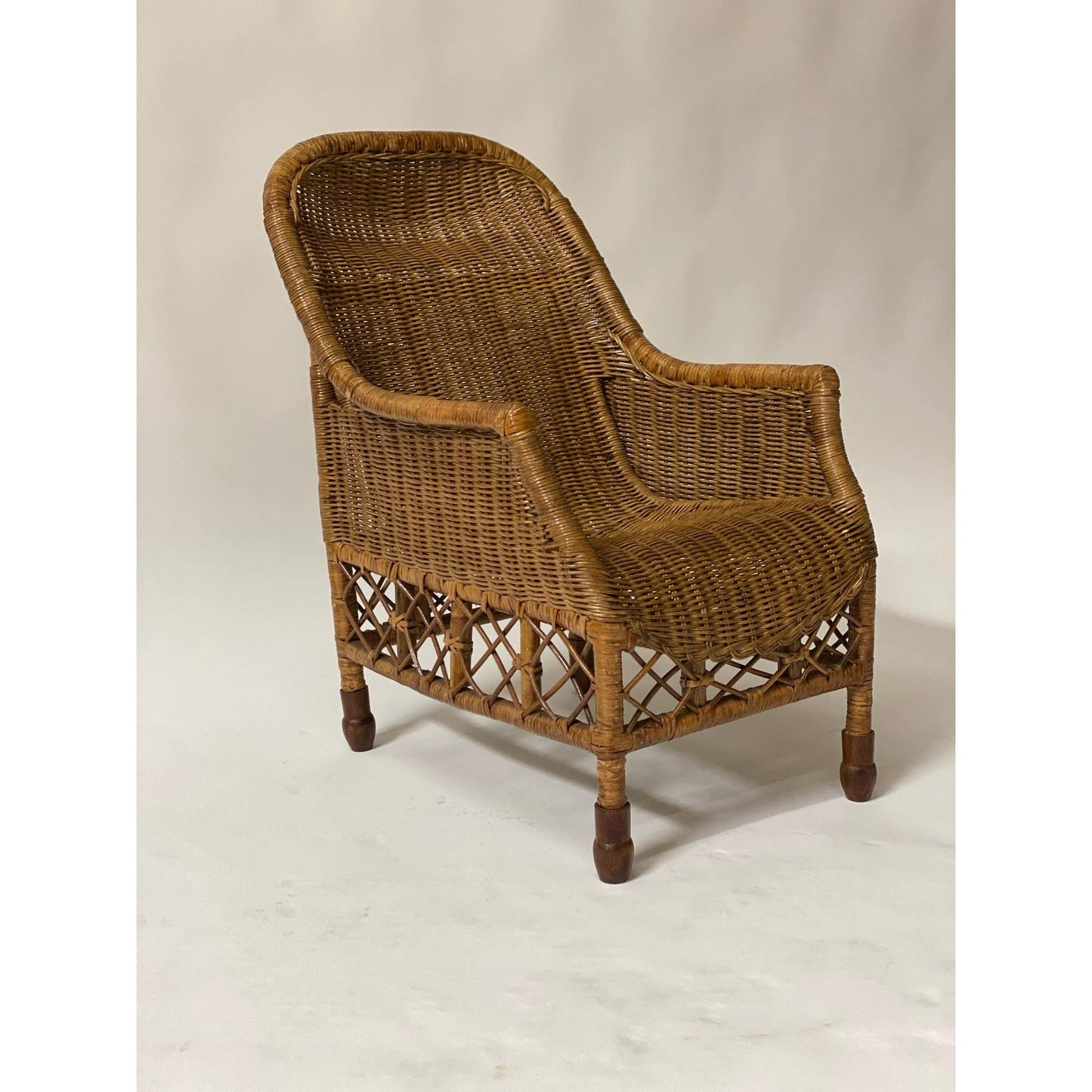 Child's Wicker Lounge Chair - SHOP by Interior Archaeology