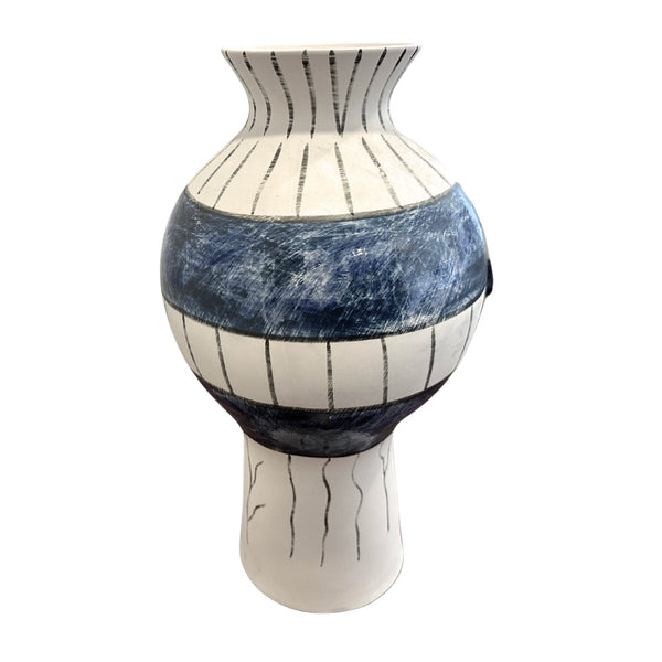 Cubist Blue and White Vessels - SHOP by Interior Archaeology