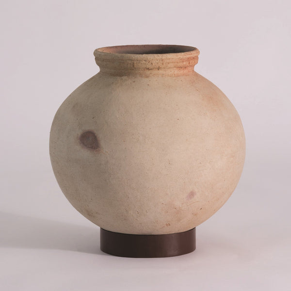 Desert Water Pot with Iron Base - SHOP by Interior Archaeology