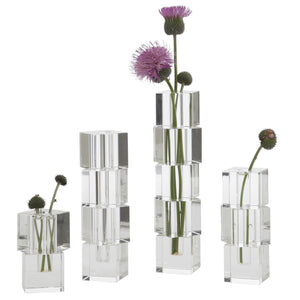 Escalier Crystal Bud Vases - SHOP by Interior Archaeology