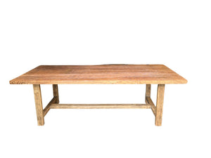 Farmhouse Bottom Stretcher Dining Table - SHOP by Interior Archaeology