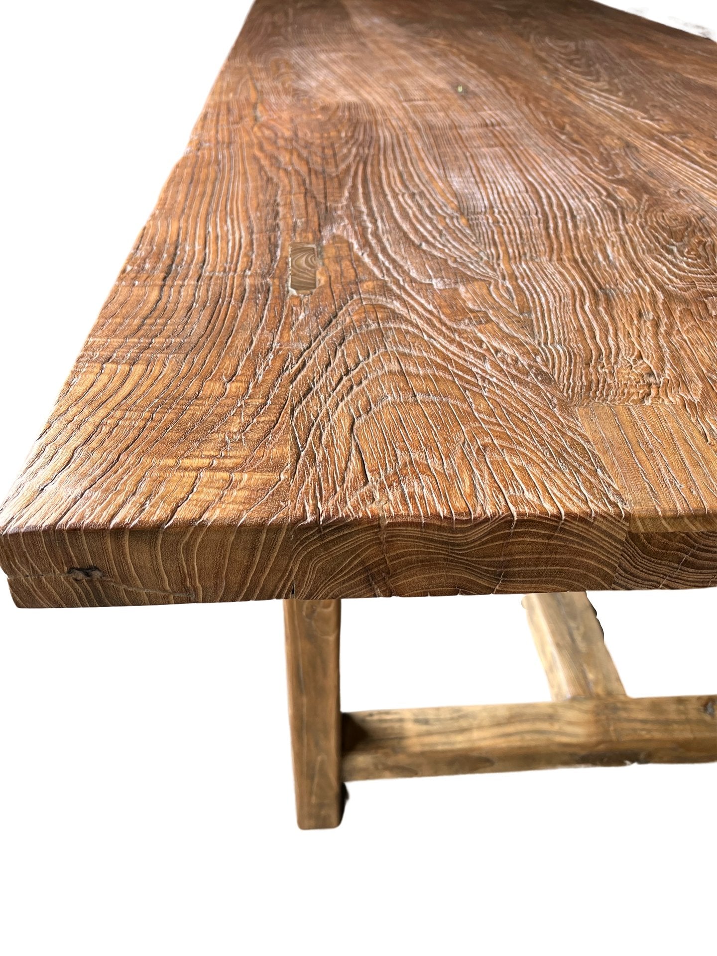 Farmhouse Bottom Stretcher Dining Table - SHOP by Interior Archaeology