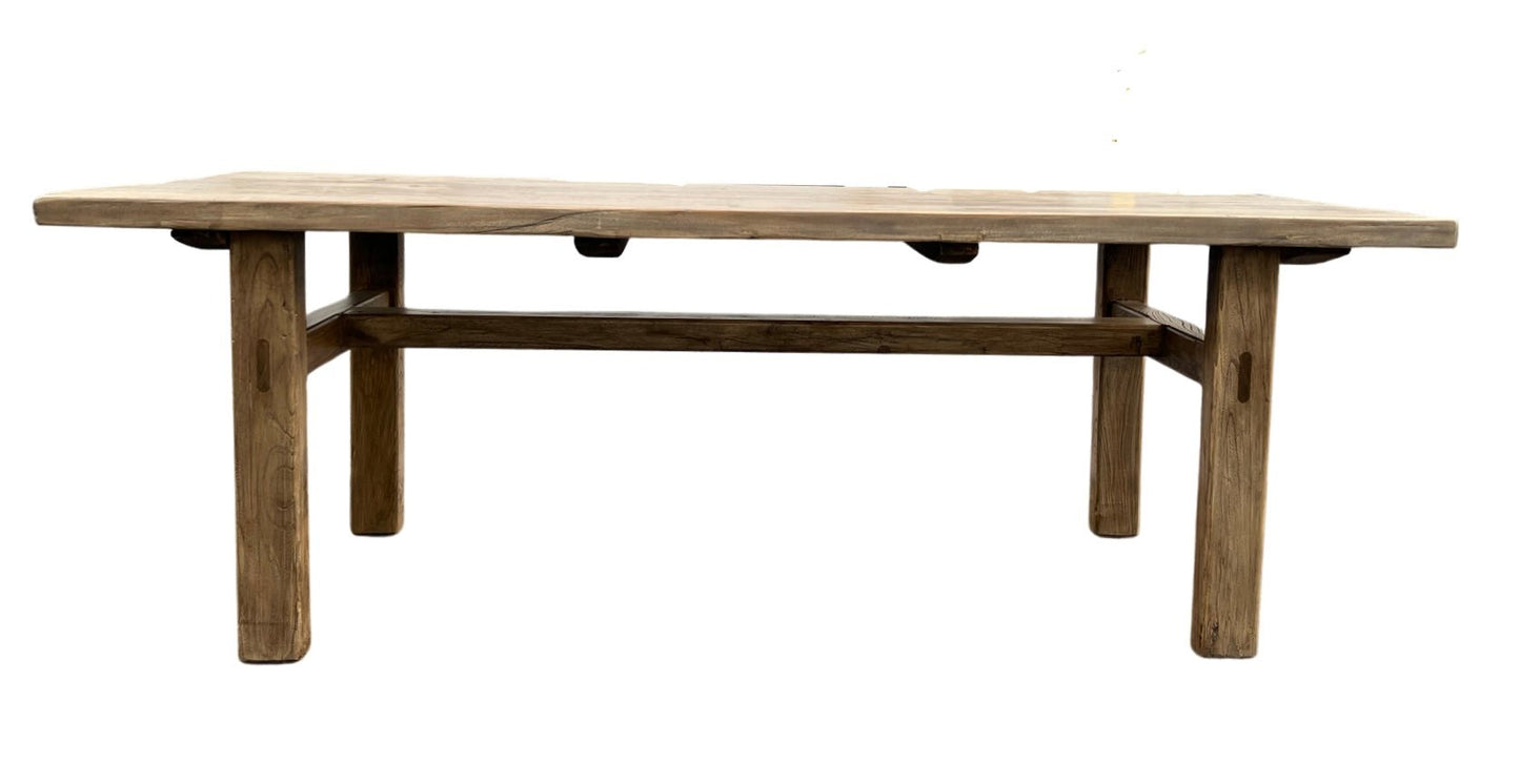 Farmhouse Top Stretcher Dining Table - SHOP by Interior Archaeology