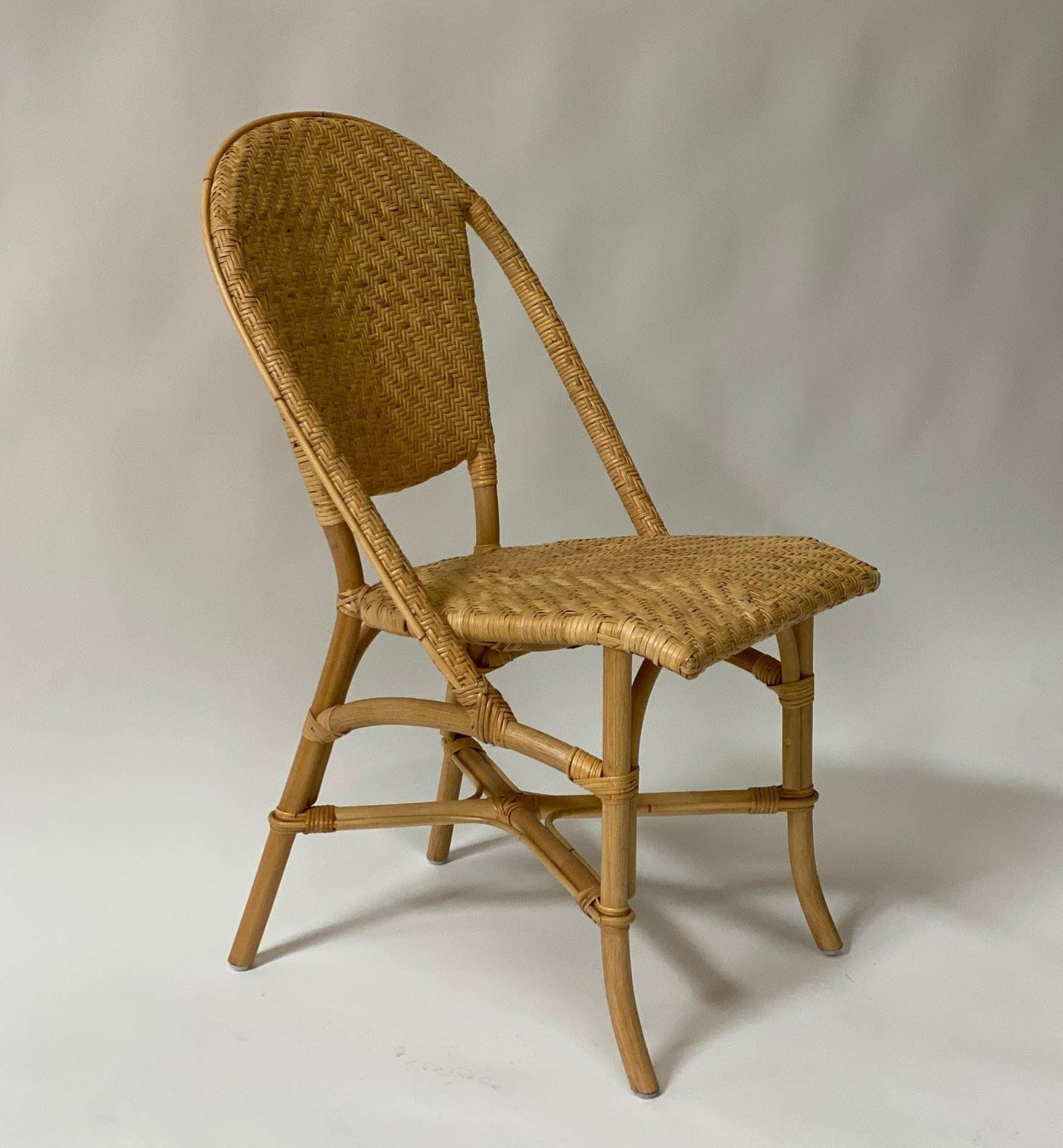 French Deco-Style Rattan Dining Chairs - Set of 8 - SHOP by Interior Archaeology