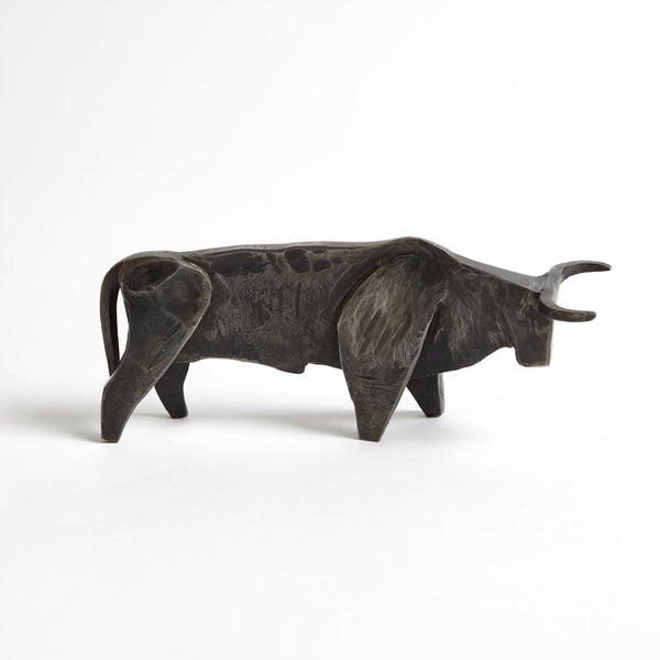 Iron Bull Sculpture - SHOP by Interior Archaeology