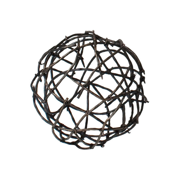 Iron Twig Ball Sculpture - SHOP by Interior Archaeology