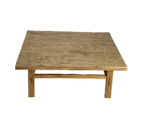 Large Primitive Square Coffee Table - SHOP by Interior Archaeology