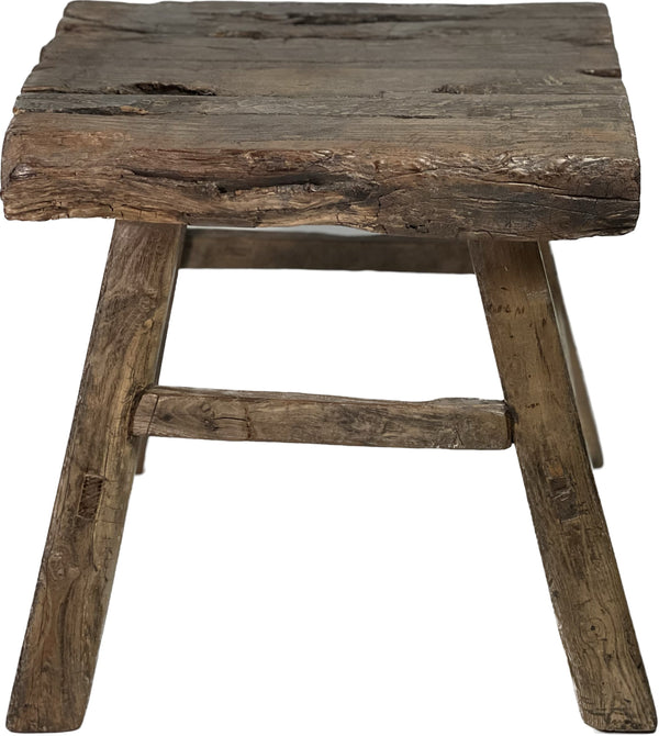 Large Primitive Stool 1 - SHOP by Interior Archaeology