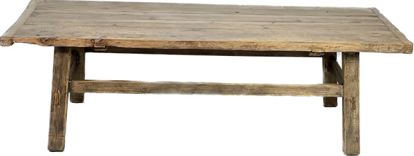 Large Rectangular Coffee Table in Rustic Cypress - SHOP by Interior Archaeology
