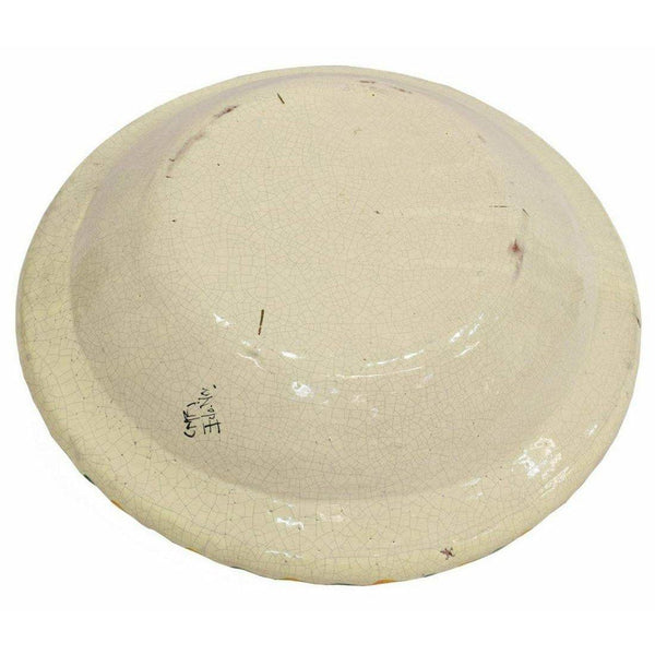 Large Talavera Tin-Glazed Earthenware Basin - SHOP by Interior Archaeology