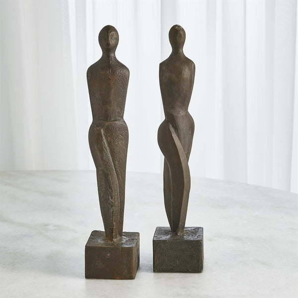 Male & Female Bronze Sculpture - SHOP by Interior Archaeology